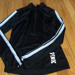 Black PINK Victoria’s Secret pullover with zipper